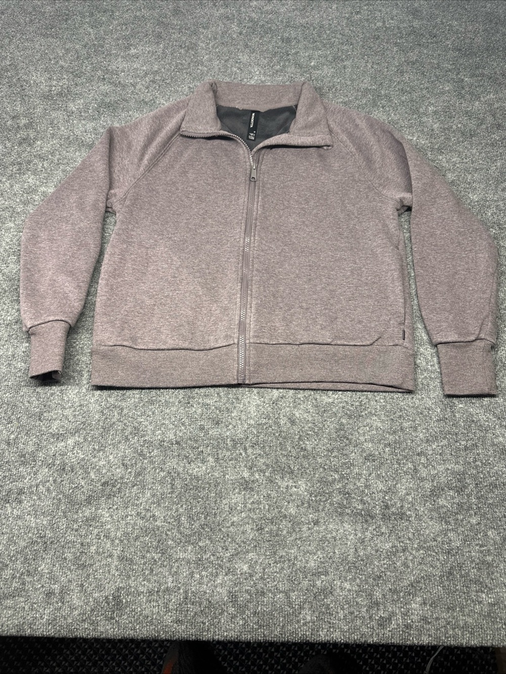 Mondetta Men's Full-Zip Heathered Taupe Sweater